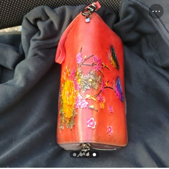 Ladies Leather Wallet/Wristlet - Picture 3 of 4